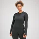 MP Dámský Tempo Illusion Seamless Top s Dlouhým Rukávem – Černý