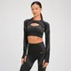 MP Dámský Tempo Ultra Seamless Crop Top s Dlouhým Rukávem – Černý