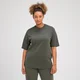 MP Dámské Rest Day Oversized Tričko – Šedozelené