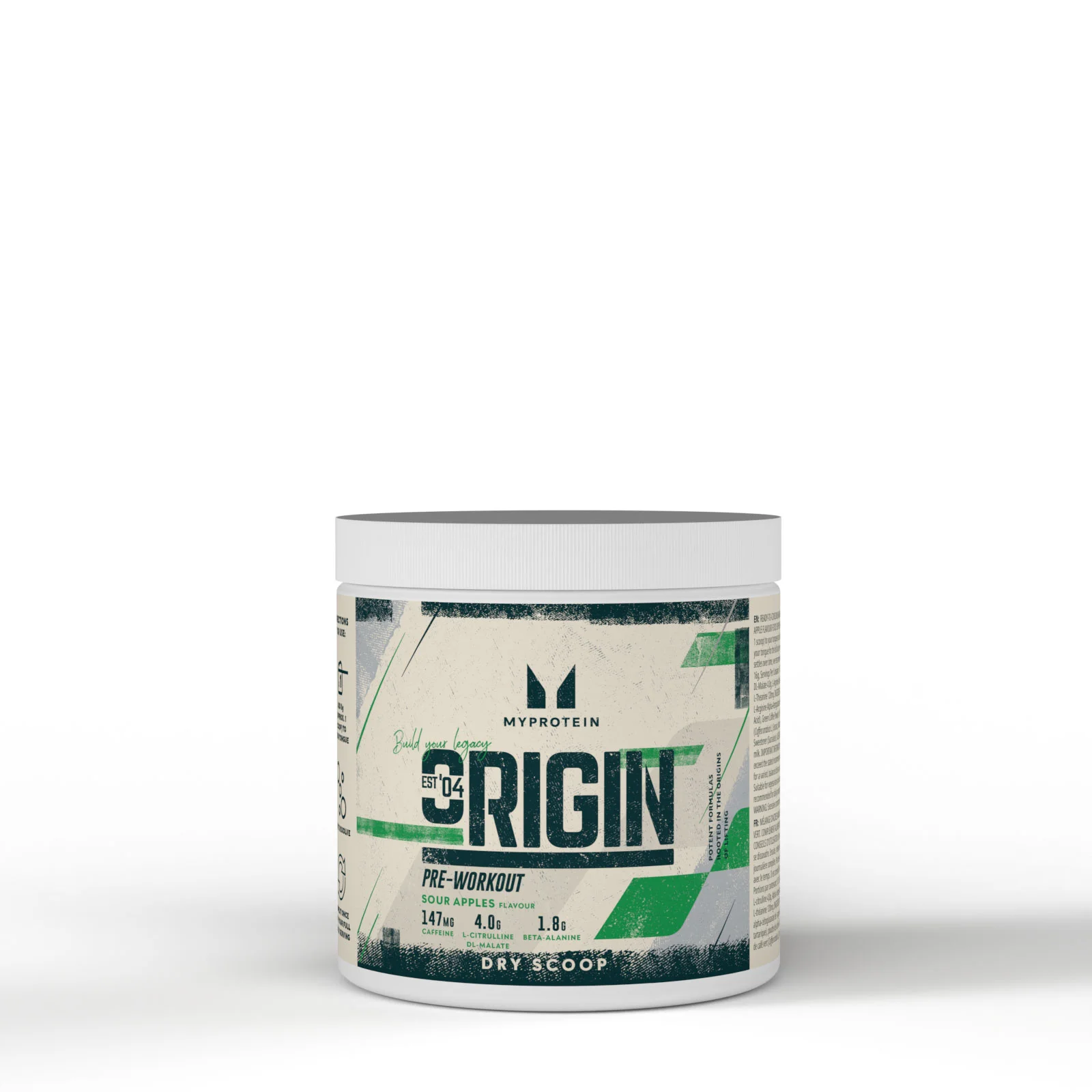 Origin Pre-Workout Dry Scoop - 18servings - Sour Apples Obrázek 1