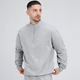 MP Pánský Rest Day 1/4 Zip – Šedý Melír