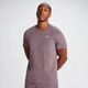 MP Pánské Rest Day Oversized Tričko – Seprané Vínové