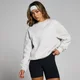 MP Dámská Basics Oversized Mikina – Světle Šedý Melír