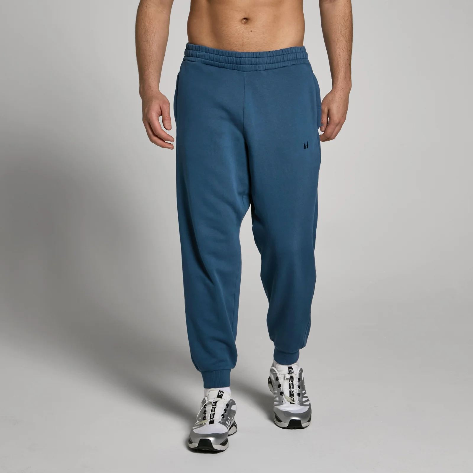 MP Pánské Tempo Washed Tepláky – Seprané Námořnické Modré - XS Obrázek 1