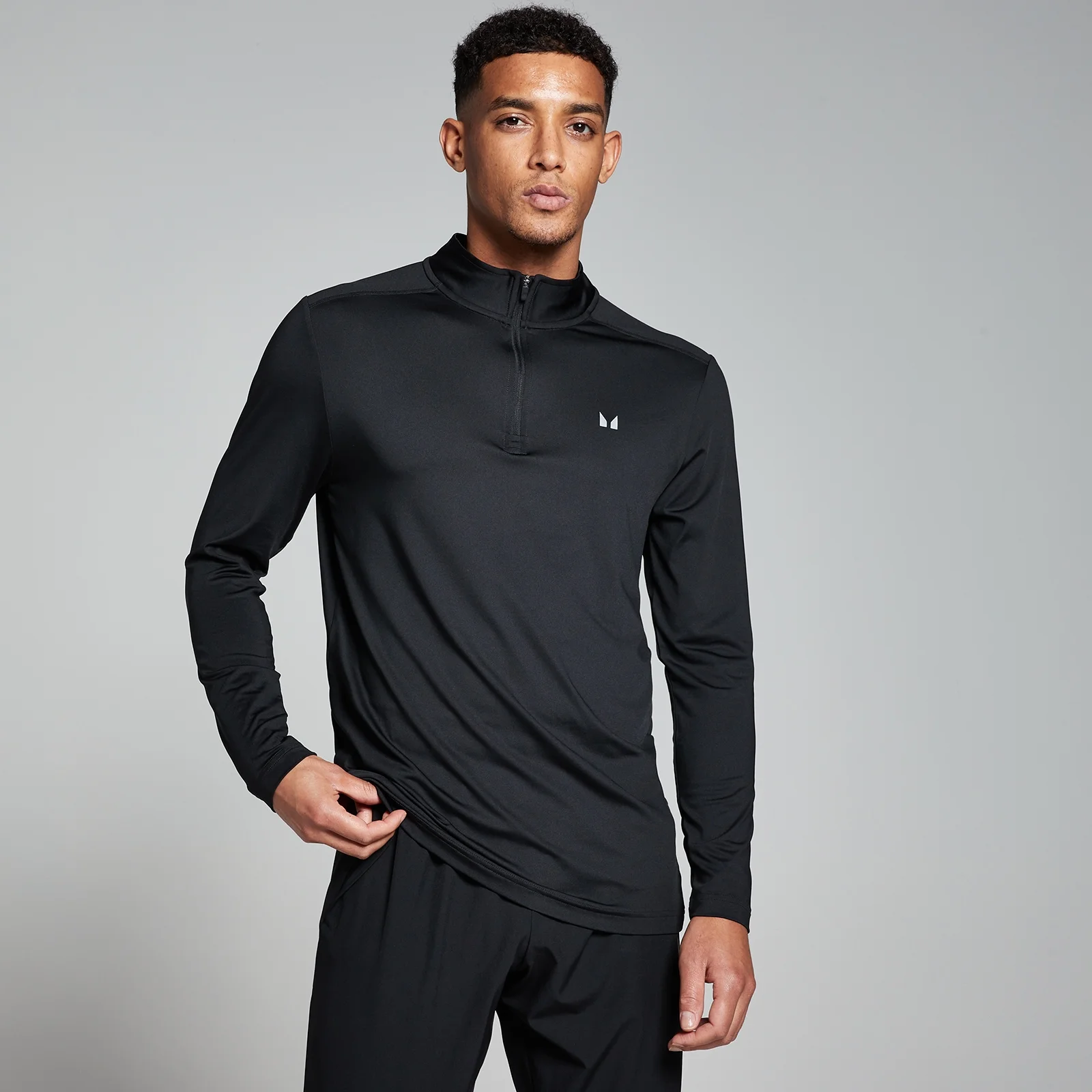 MP Pánské Velocity 1/4 Zip – Černé - XS Obrázek 1