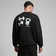 MP Pánská Tempo Graphic Crew Neck Mikina – Černá