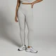 MP Dámské Lifestyle Ribbed Legíny – Světle Šedé