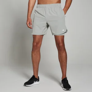 MP Pánské Training Šortky 2 v 1 – Šedé - Size XXL