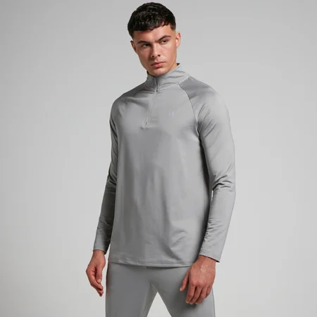 MP Pánský Training 1/4 Zip – Šedý