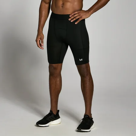 MP Pánské Training Base Layer Šortky – Černé