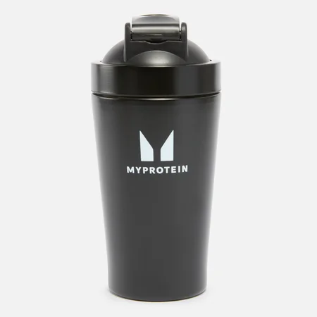 Myprotein Mini Recyklovaný Kovový Šejkr – Černý