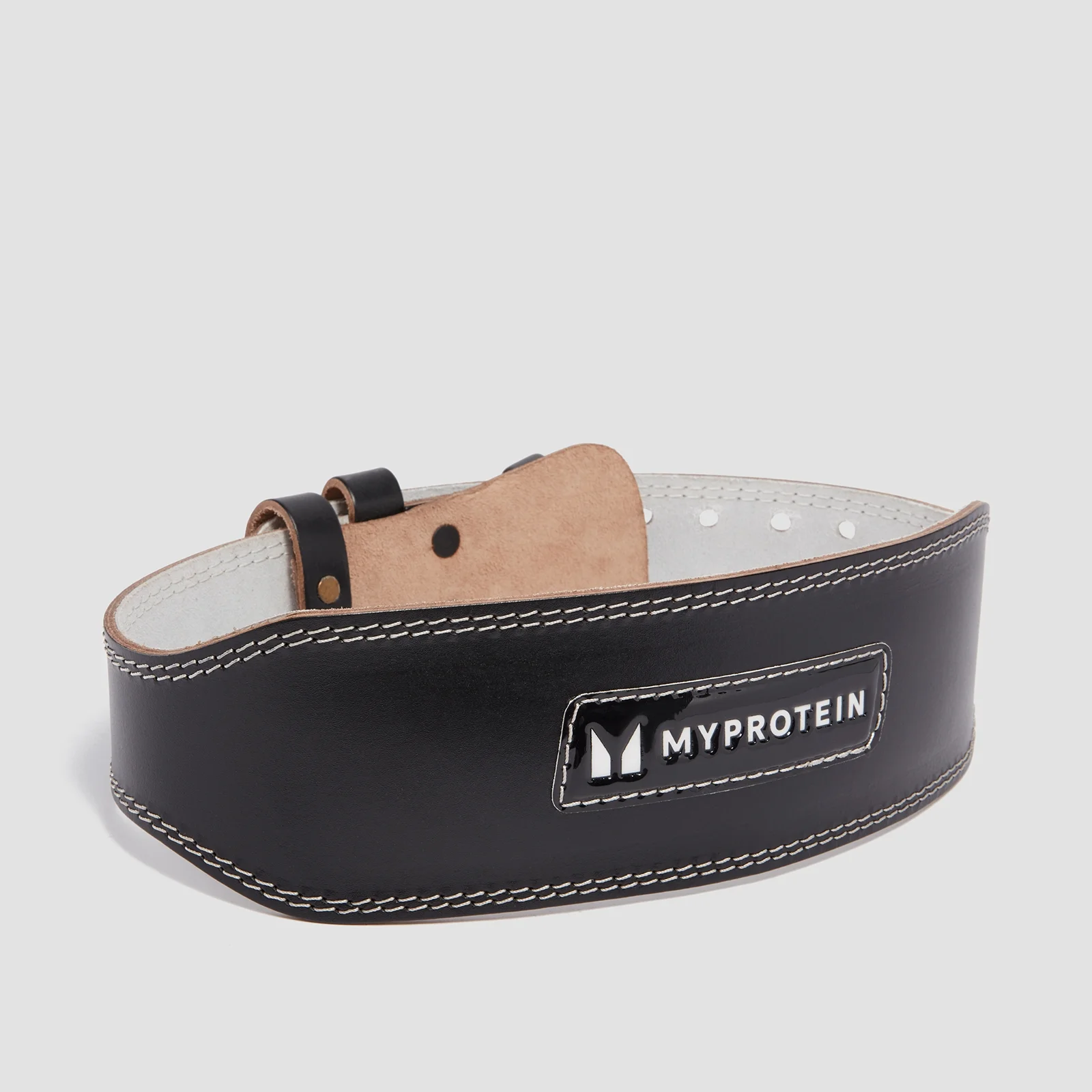 Myprotein Kožený Pás na Vzpírání – Černý - Small (23-32 Inch) Obrázek 1