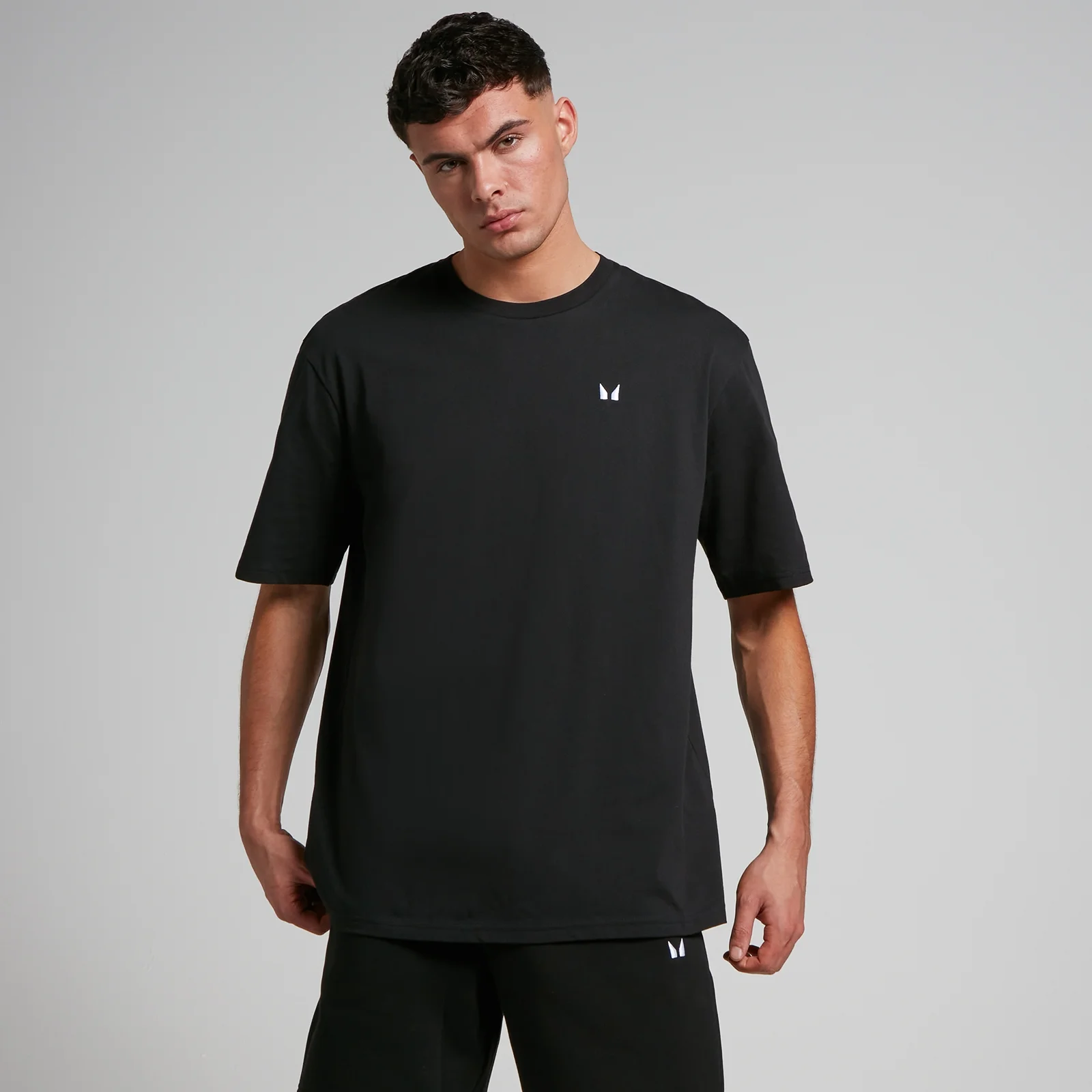 MP Pánské Rest Day Oversized Tričko – Černé - XS Obrázek 1