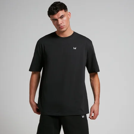 MP Pánské Rest Day Oversized Tričko – Černé