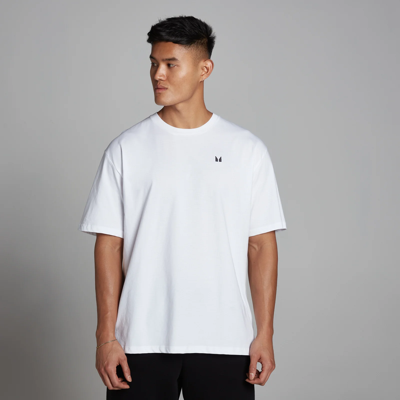 MP Pánské Rest Day Oversized Tričko – Bílé - M Obrázek 1