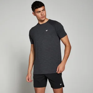 MP Pánské Performance Tričko s Krátkým Rukávem – Černý Melír - Size XS