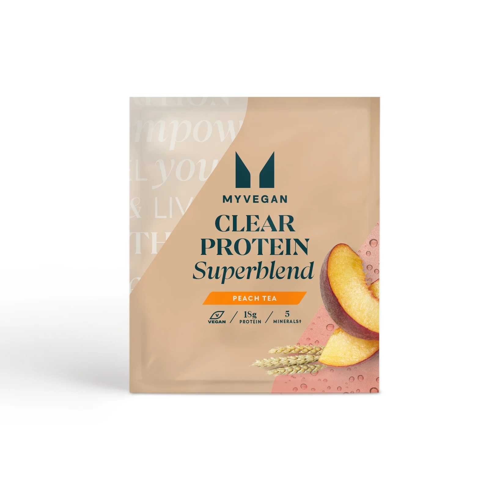 Myvegan Clear Protein Superblend (Sample) - 1servings - Broskvový čaj Obrázek 1