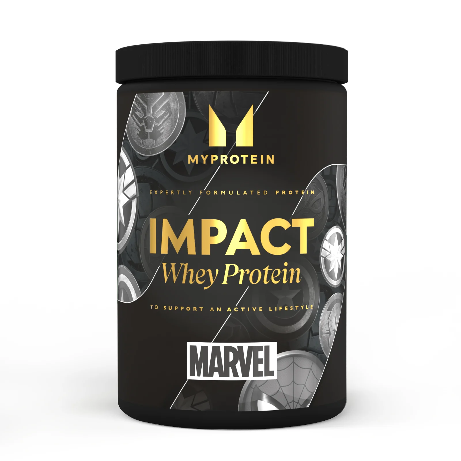 Impact Whey Protein — MARVEL - 625g - Chocolate Peanut Pretzel Obrázek 1