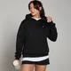 MP Dámská Basics Regular Fit Mikina s Kapucí – Černá