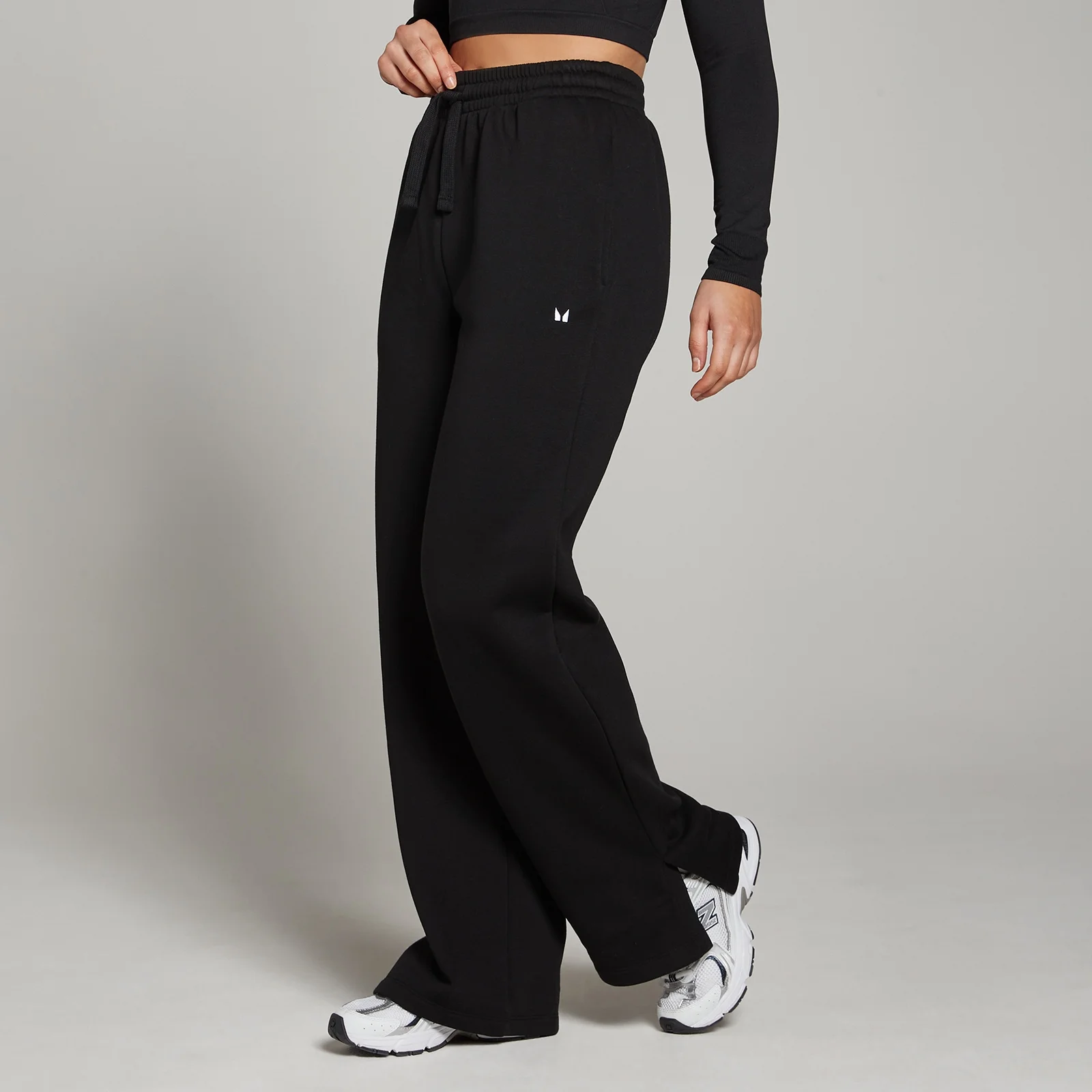 MP Dámské Basics Straight Leg Tepláky – Černé - XXS Obrázek 1