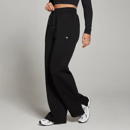 MP Dámské Basics Straight Leg Tepláky – Černé