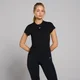 MP Dámské Basics Body Fit Tričko s Krátkým Rukávem – Černé