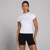 MP Dámské Basics Body Fit Tričko s Krátkým Rukávem – Bílé