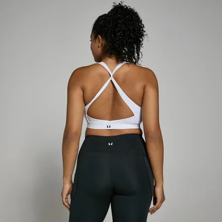MP Dámská Power Cross Back Sportovní Podprsenka – Bílá