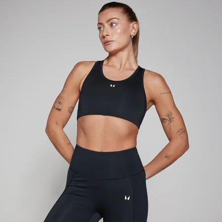 MP Dámská Training Racerback Sportovní Podprsenka – Černá