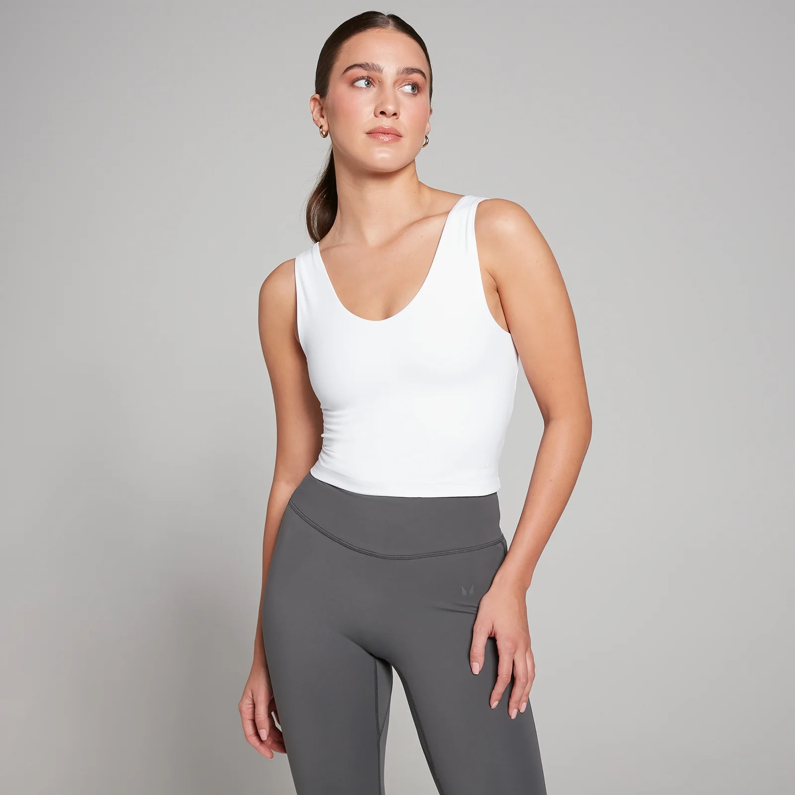 MP Dámské Tempo Tričko bez Rukávů – Bílé - XXS Obrázek 1