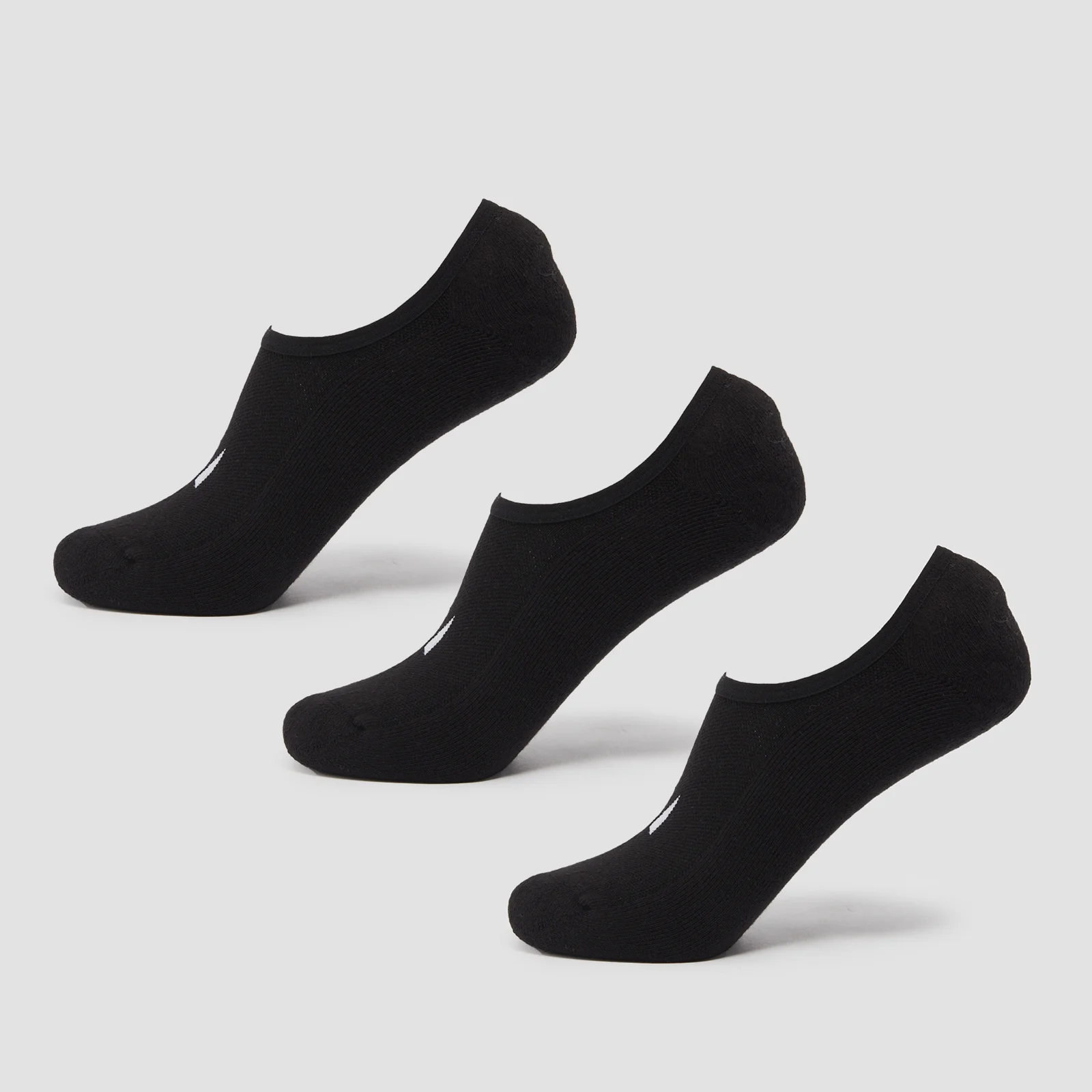 MP Unisex Invisible Socks (3 Pack) - Black - UK 2-5 Obrázek 1