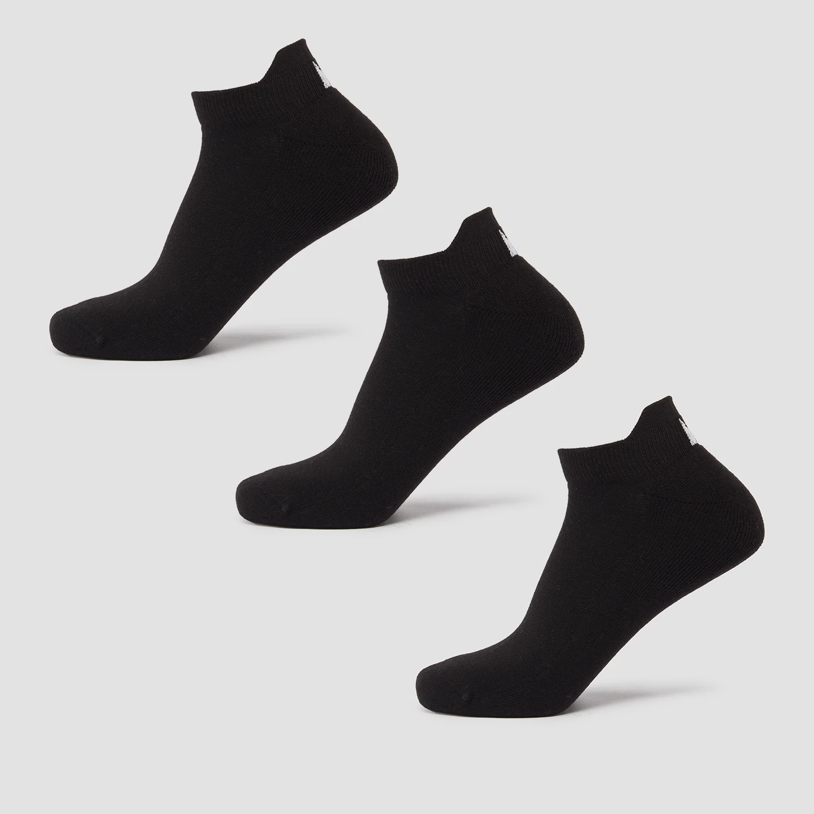 MP Unisex Trainer Ponožky (3 balení) – Černé - UK 2-5 Obrázek 1