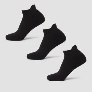 MP Unisex Trainer Ponožky (3 balení) – Černé - Size UK 2-5