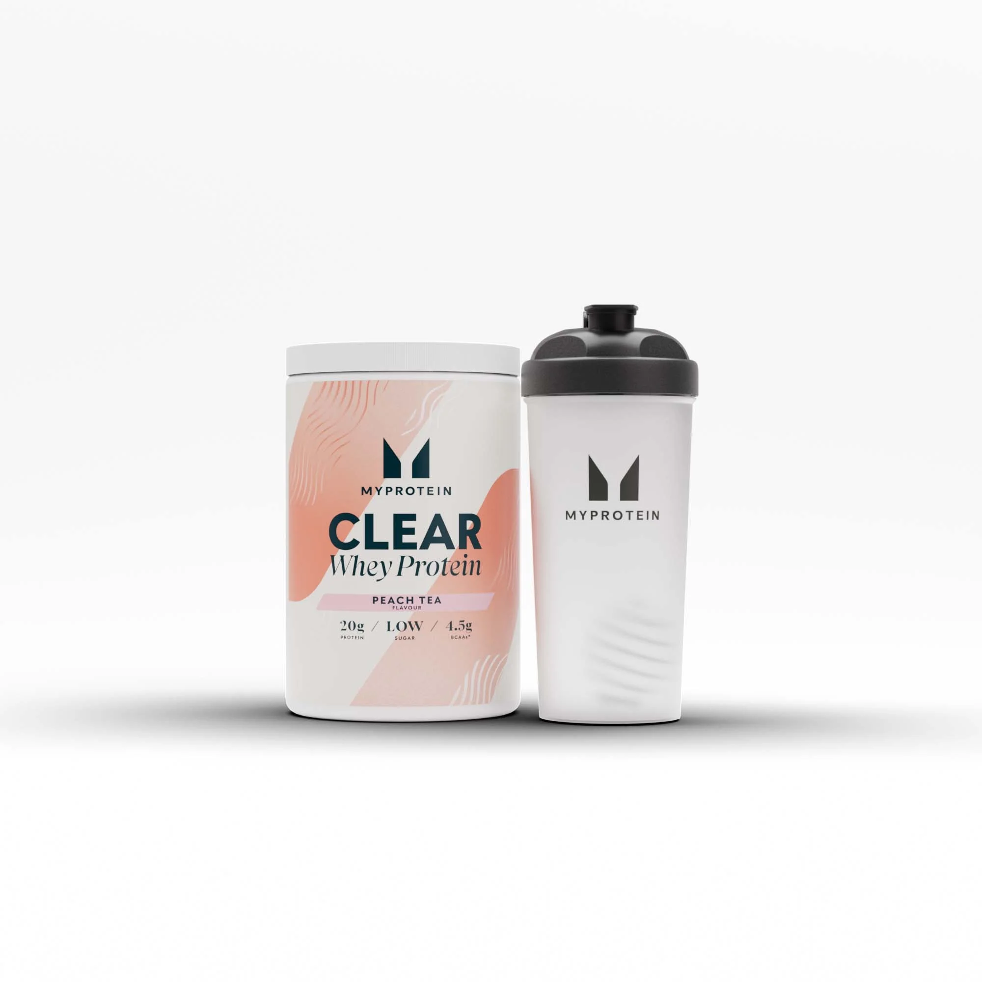 Balíček Clear Protein - Shaker - Peach Tea Obrázek 1