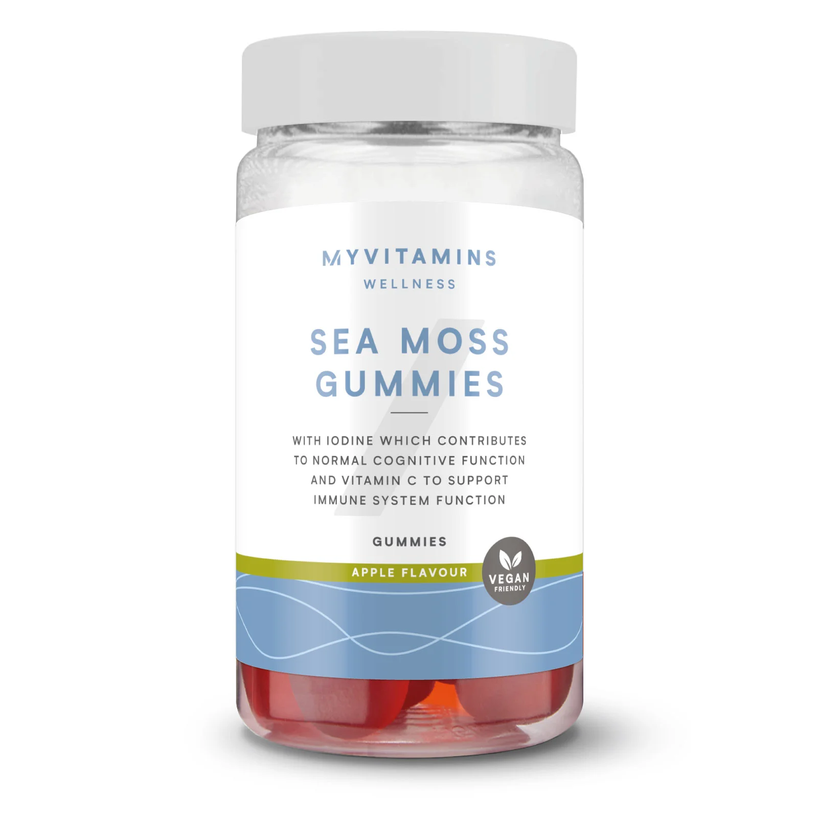 Žvýkací bonbóny s irským mechem - 60gummies - Jablko Obrázek 1