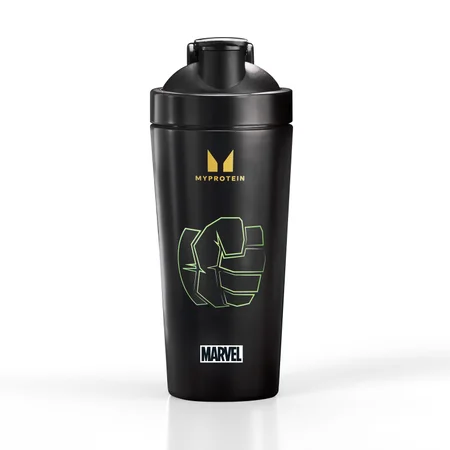 Myprotein Hulk Recyklovaný Kovový Šejkr – Černý