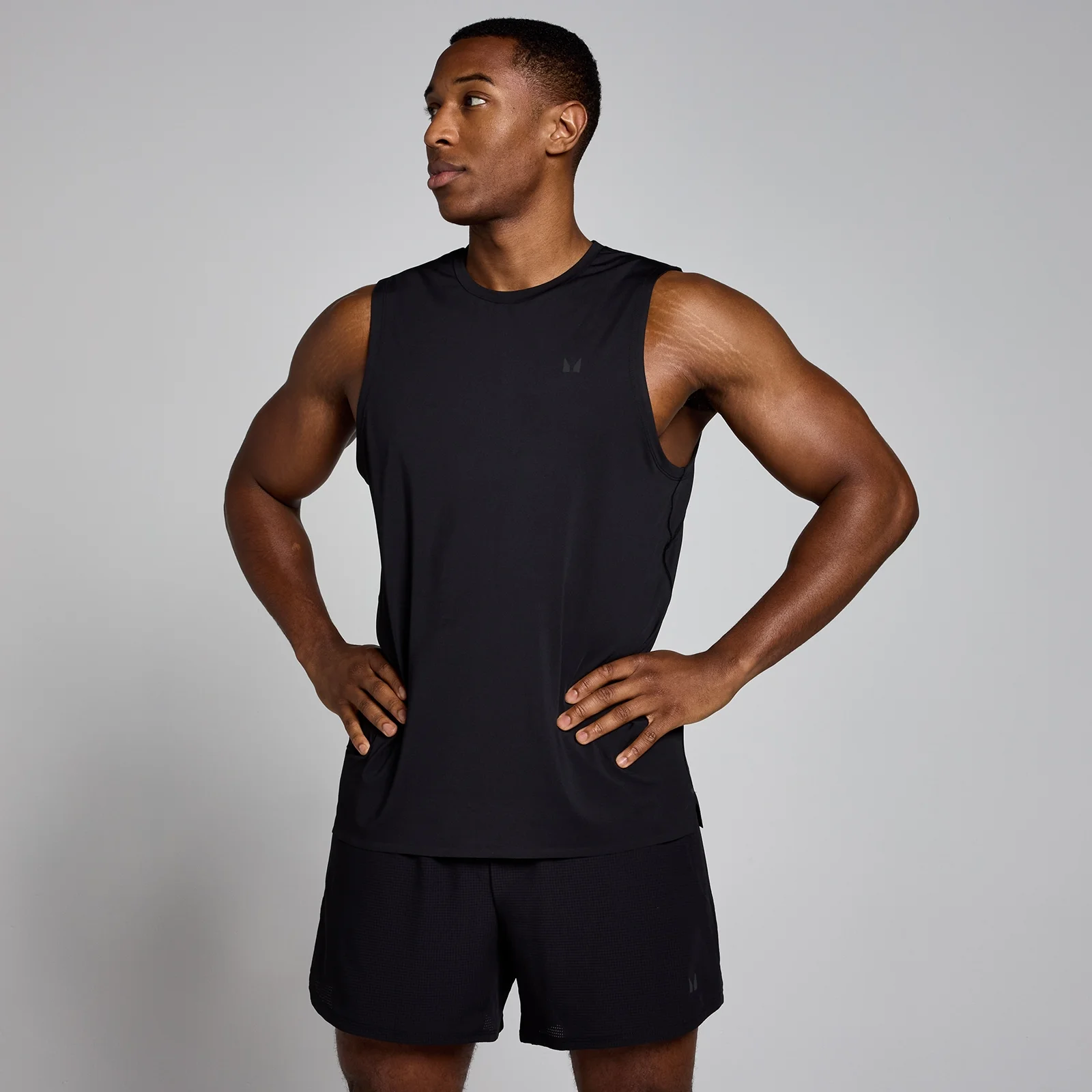 MP Pánské tílko Velocity Ultra – Černé - XS Obrázek 1