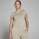 MP Dámské Basic Body Fit Tričko s Krátkým Rukávem – Mlha