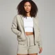 MP Dámská Basics Oversized Mikina na Zip s Kapucí – Mlha