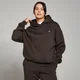 MP Dámská Basics Oversized Mikina s Kapucí – Kávová