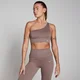 MP Dámská Tempo Rib Seamless Asymmetric Podprsenka – Oříšková