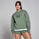 MP Dámská Tempo Oversized Mikina – Mechově zelená