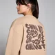 MP Dámská Tempo Oversized Chill Out Graphic Mikina – Krémová