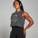 MP Dámské Origin Graphic Zkrácené Tričko bez Rukávů Seprané Šedé