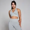 MP Dámská Tempo Seamless Halter Neck Podprsenka – Šedý Melír