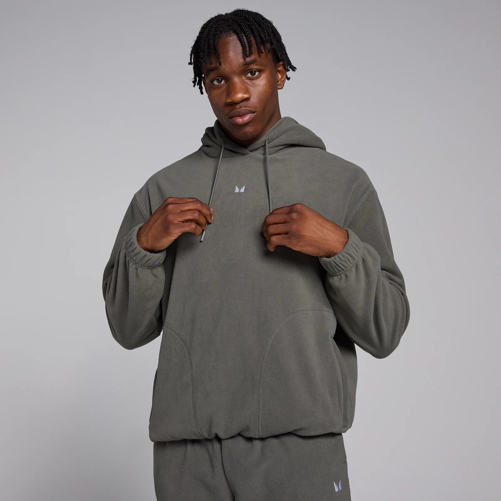 MP Pánská Fleece Mikina Přes Hlavu – Kovově Šedá - L Obrázek 1