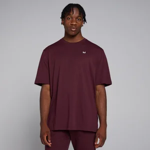 MP Pánské Rest Day Oversized Tričko – Tmavé Bobule - Size L