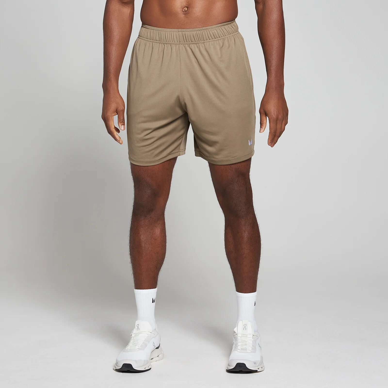 MP Men's Lightweight 7 Inch Training Shorts - Soft Brown - L Obrázek 1