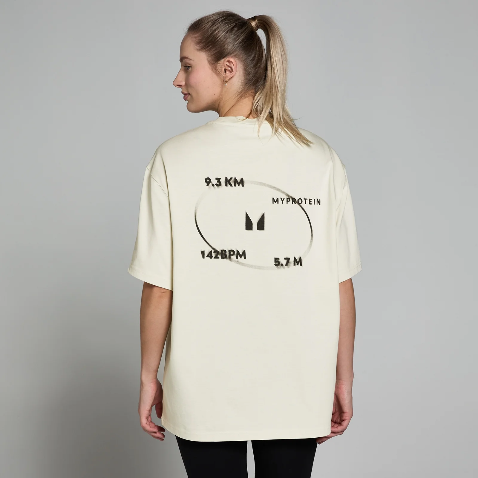 MP Dámské Tracking Graphic Tričko – Přírodní - S-M Obrázek 1