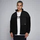 MP Pánská Lifestyle Hybridní Fleecová Bunda – Černá